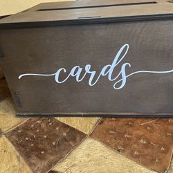Wooden Card Box For Weddings