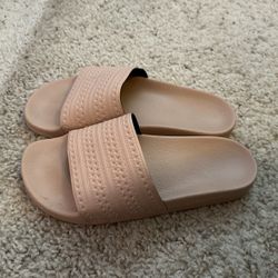 Adidas Tan Slides 