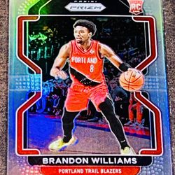 RC Brandon Williams Silver Holo Prizm 2021-22