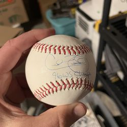 Cecil Fielder Autographed Baseball 