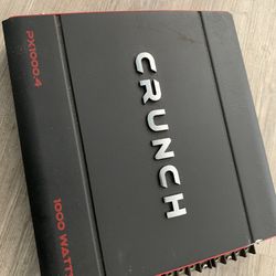 Crunch car amp