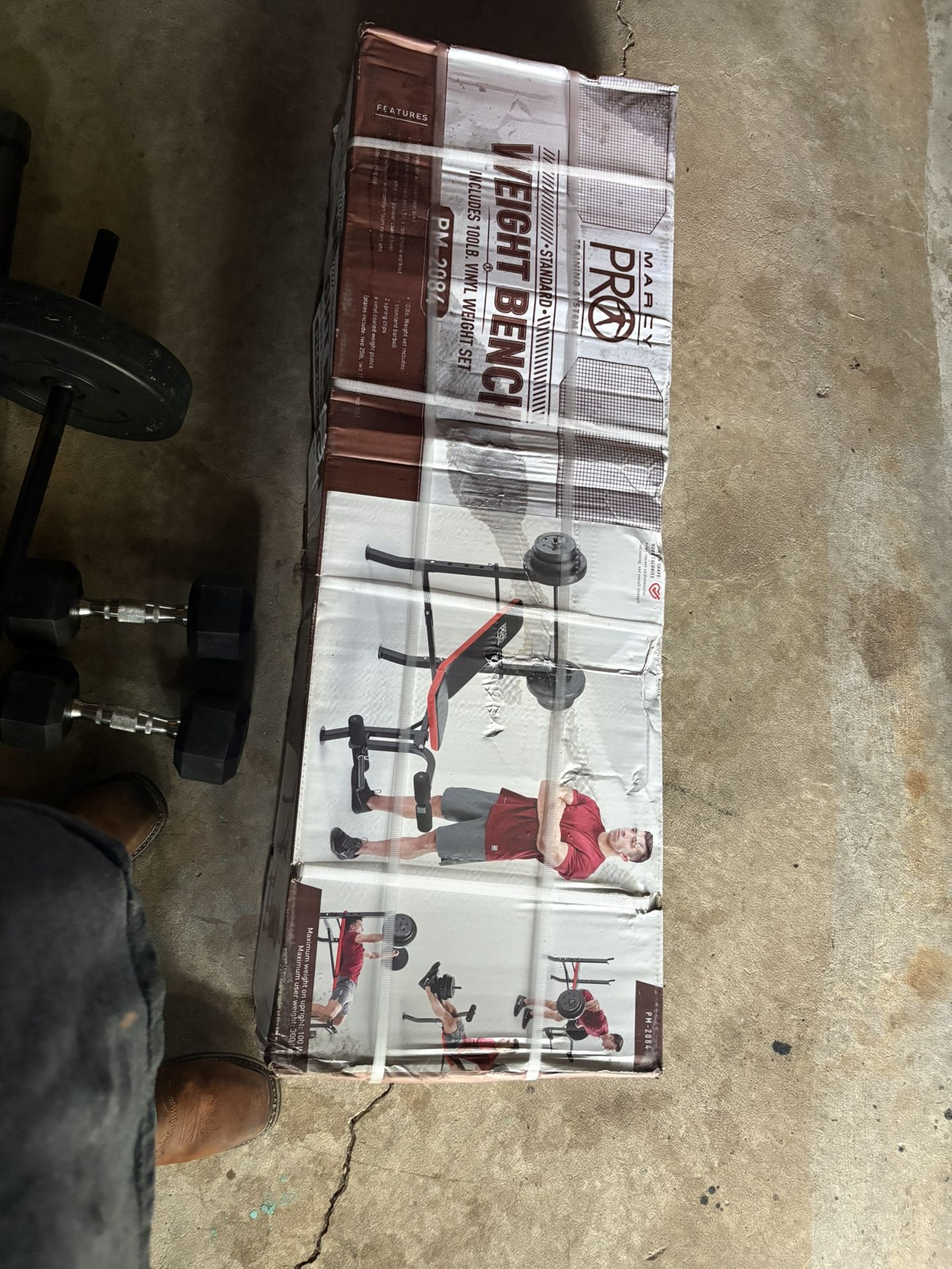 Full Workout Bench With Weights