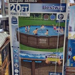 Bestway 20ft X 48ft Above Ground Swimming Pool