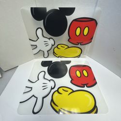 WALT DISNEY Mickey Mouse TABLE Placemats 18 x 14 PLACE MAT set of 2 - NEW