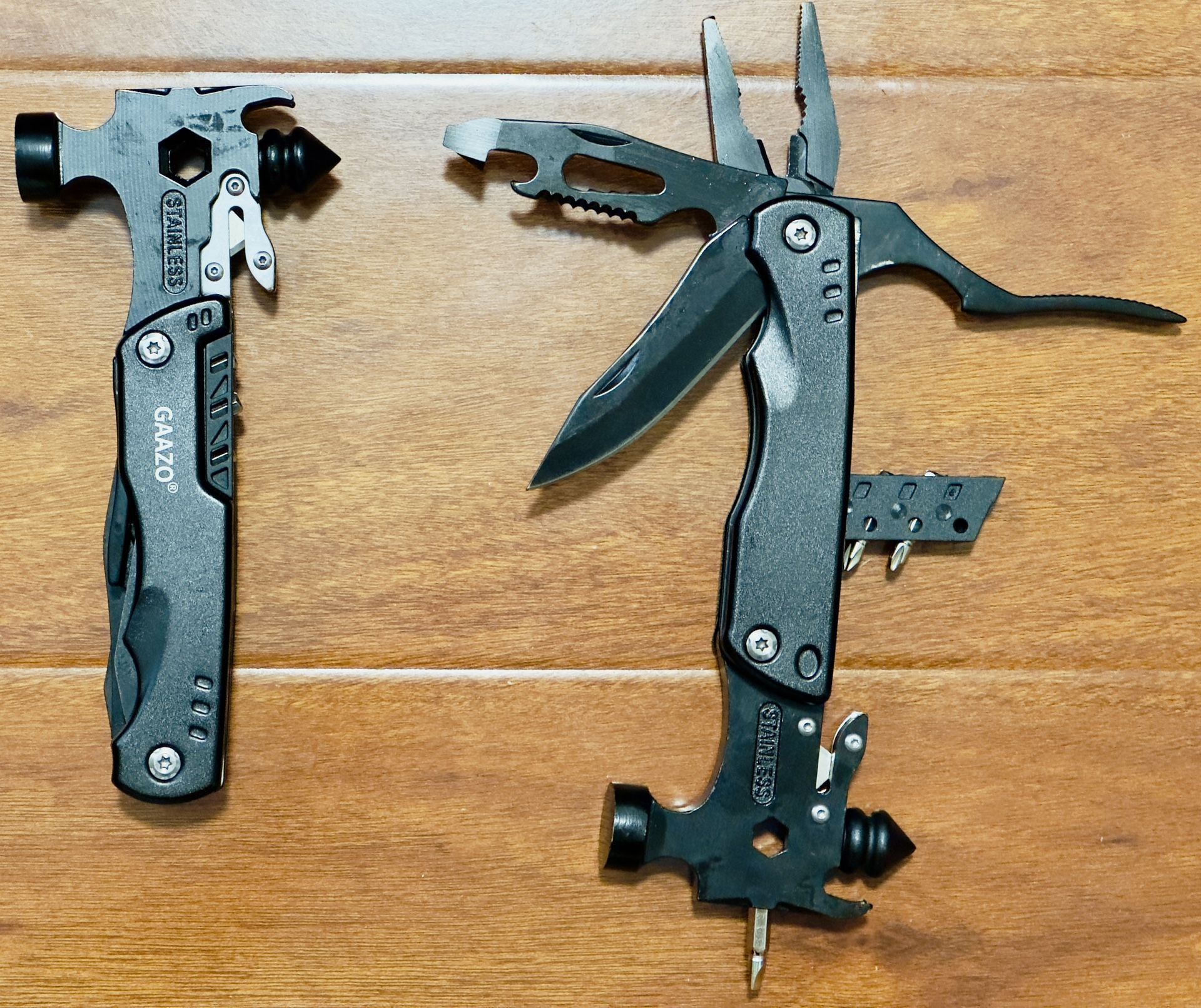 Portable Multifunctional Claw Hammer Outdoor Camping Multipurpose Folding Utility Knife Lifesaving Percussion Hammer