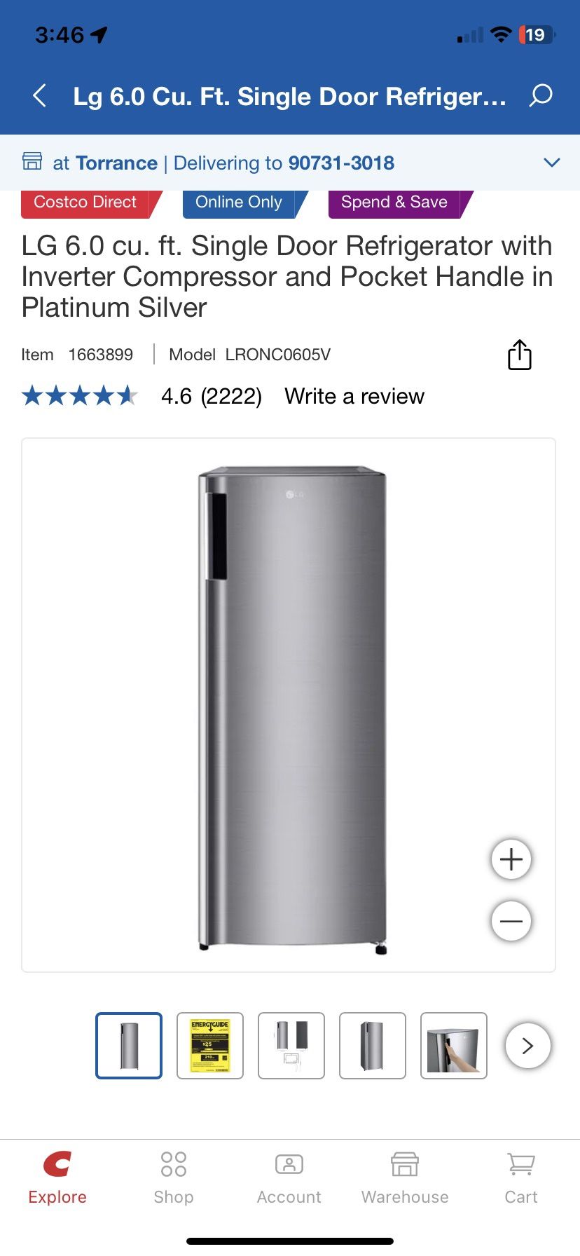 Brand New In Box Lg Fridge