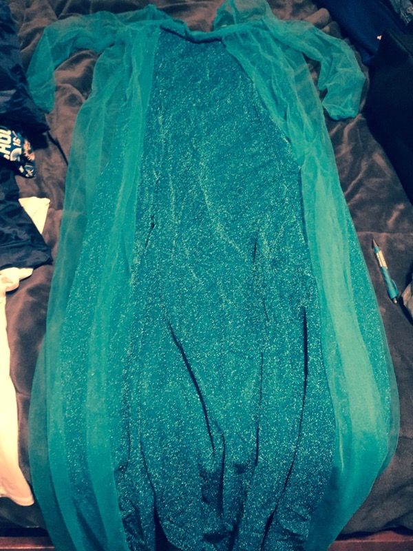 Elsa long shinny dress