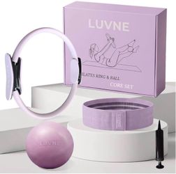 LUVNE Pilates Ring & Ball Core Set