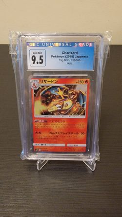 Charizard Tag Bolt 2018 GRADED 9.5 CGC