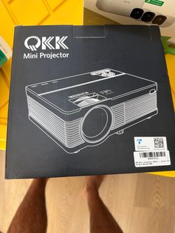 QKK Mini Projector 5500L – Home Theater / Outdoor Movie Projector