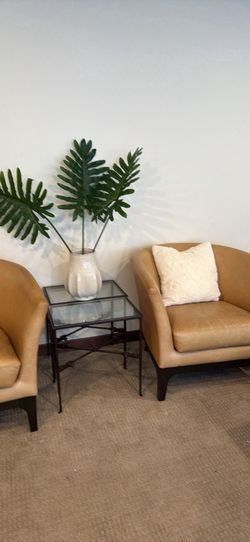 Decor plant - Artificial Monstera Leaves in a Ceramic Vase