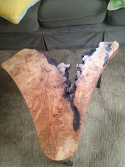 Live Edge one of a kind maple table