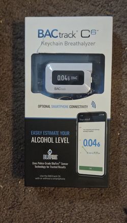 NEW!!!  BACtrack C6 Keychain Breathalyzer