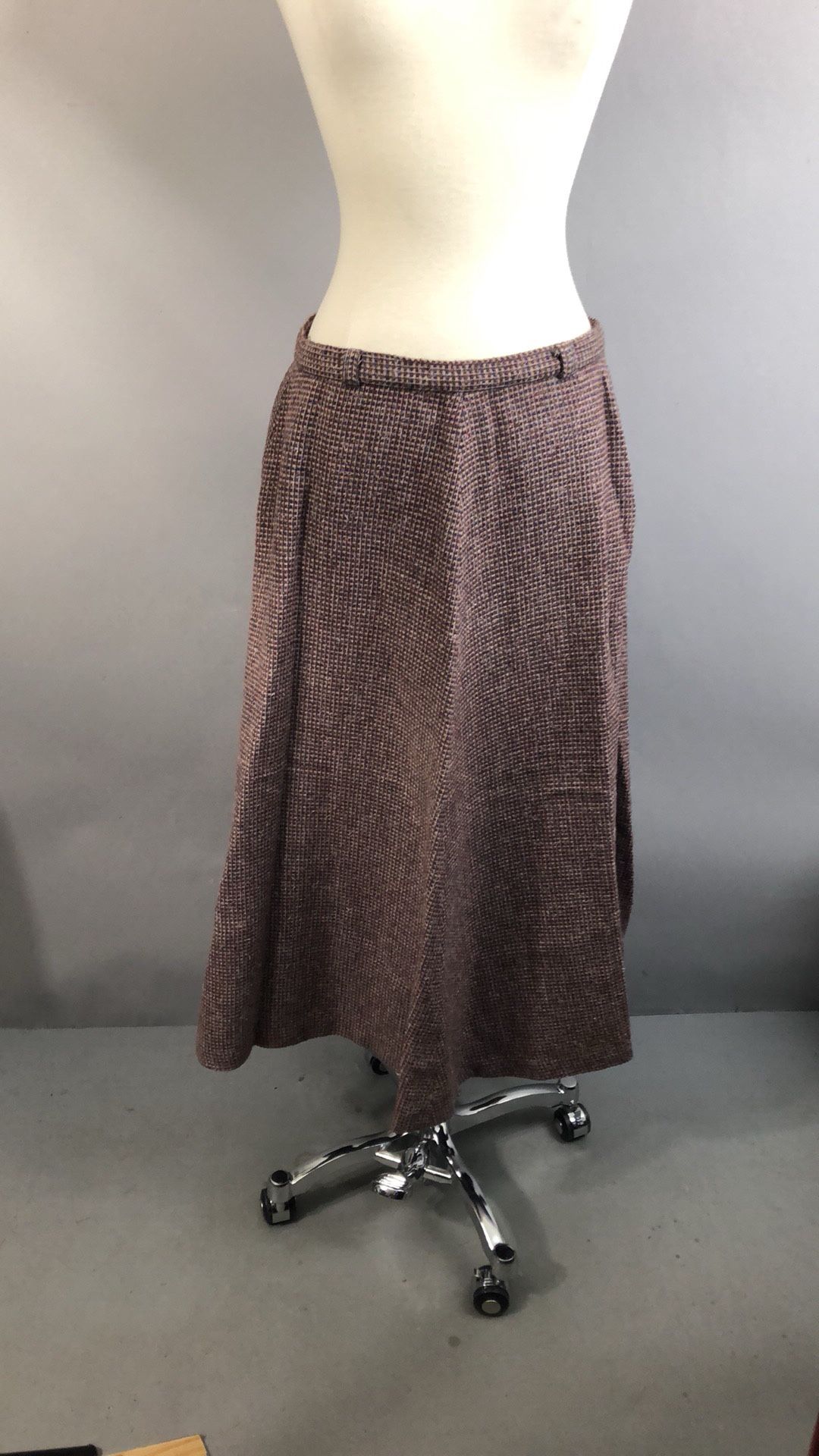Vintage Virgin Wool Skirt