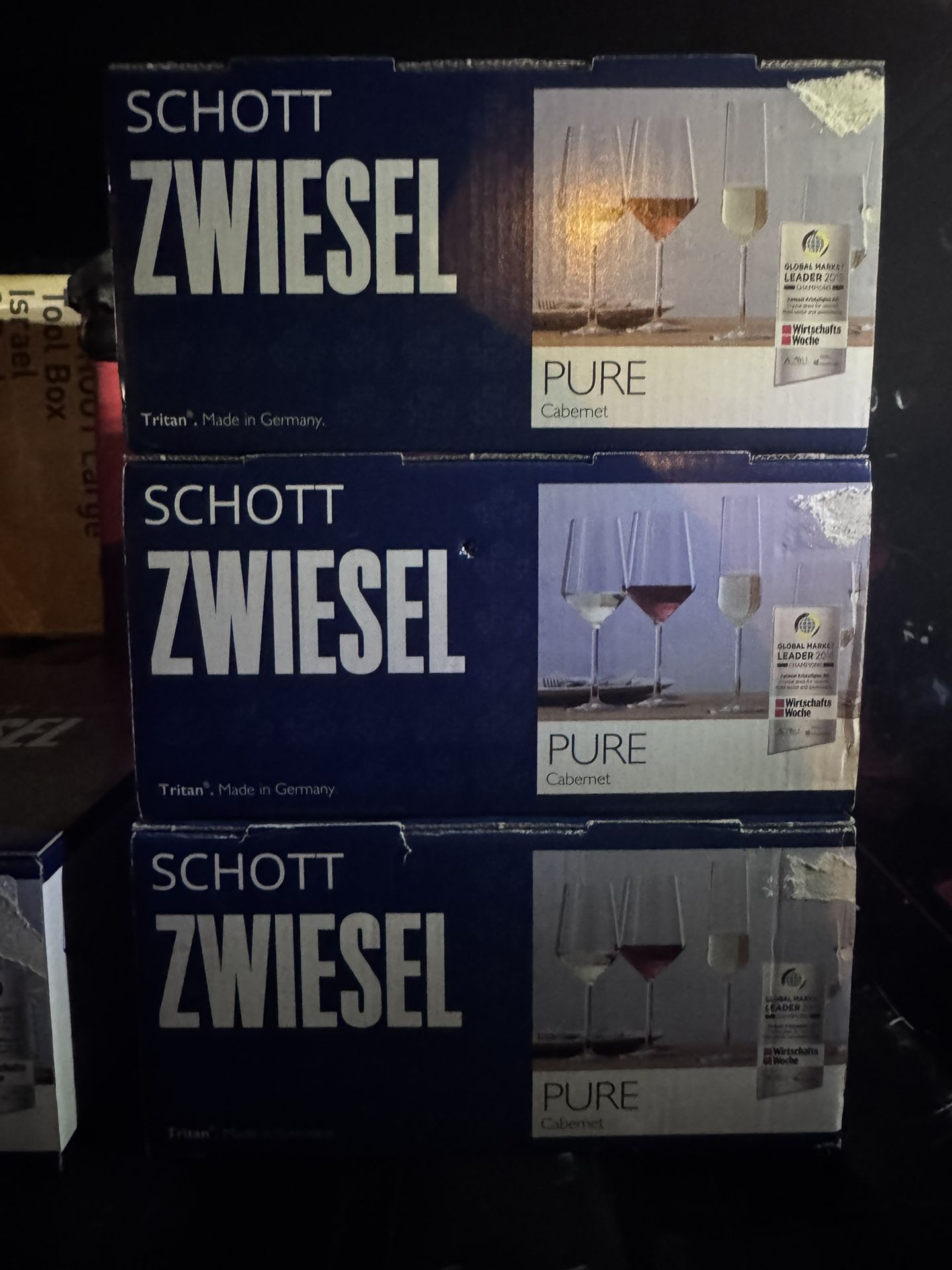 Set of 8 SCHOTT ZWIESEL wine glasses