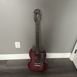 Red Electric Guitar 