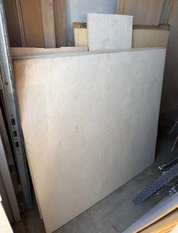 All 3/4” thickness Euro ply