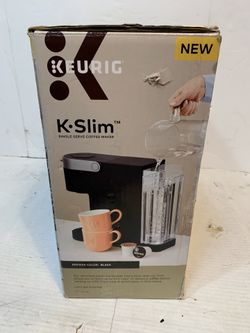 Keurig - K-Slim Single-Serve K-Cup Pod Coffee Maker - Black