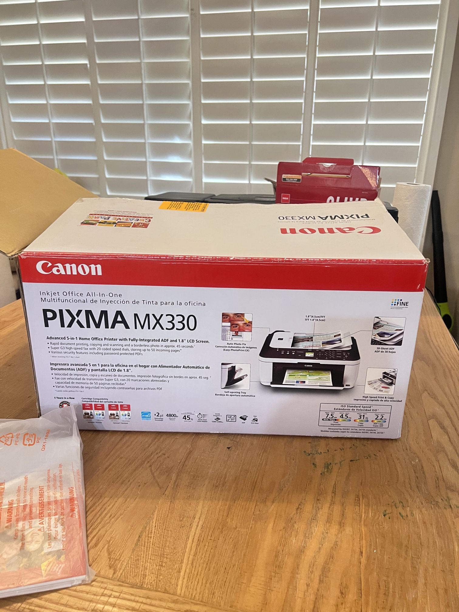 Canon PIXMA MX330 All-In-One Inkjet Printer-- *Good Condition* Used