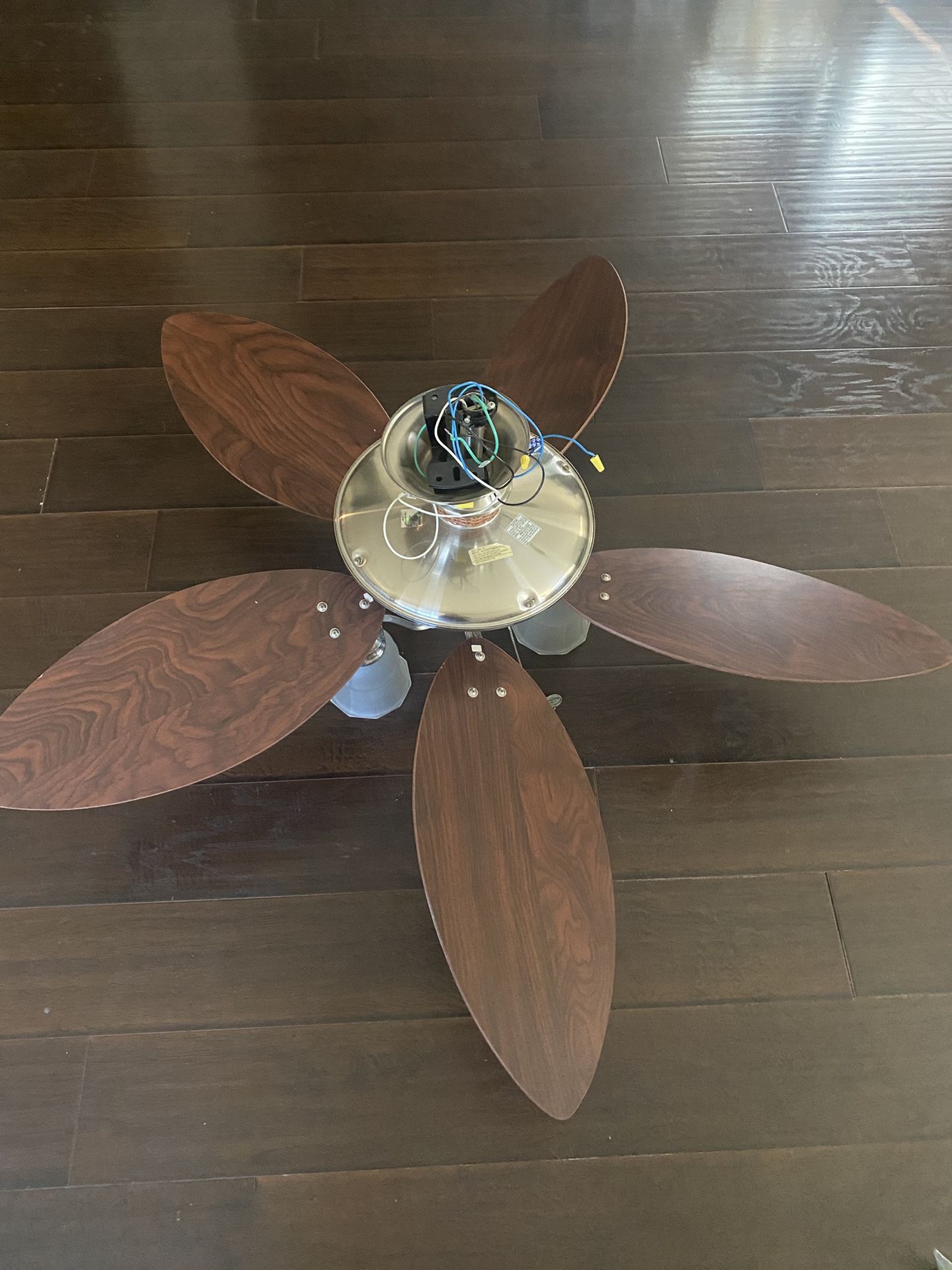 Ceiling Fan Harbor Breeze Brown with Lights