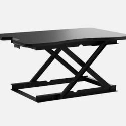 Zinus Smart Adjust Standing Desk Adjustable Height Desktop Workstation Black