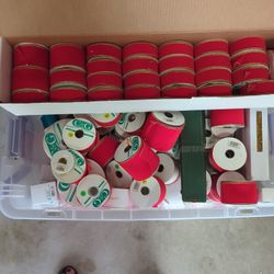 Variety Of Floral Ribbons