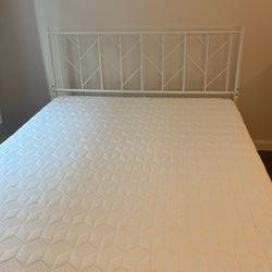 Queen Purple Mattress & Bed frame 