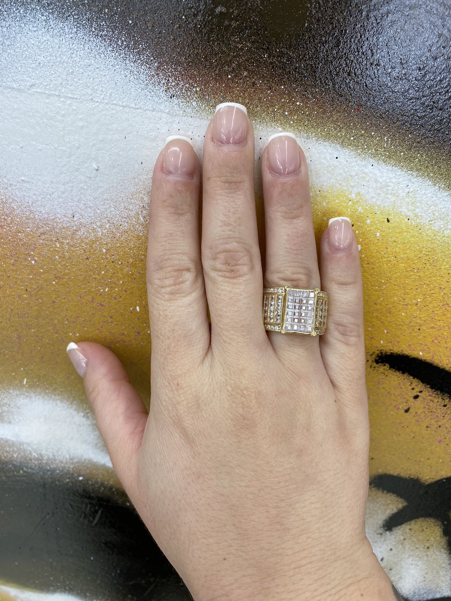 14k CZ STONE RING