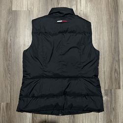 Womens Tommy Hilfiger Down & Feather Black Puffer Vest • Size L