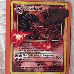 Charizard Sided-Loaded With Hard Plastic Card Sleeves