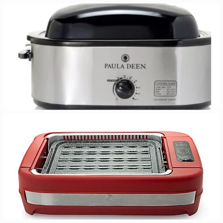 PAULA DEEN'S Electric ROASTER & Indoor GRILL