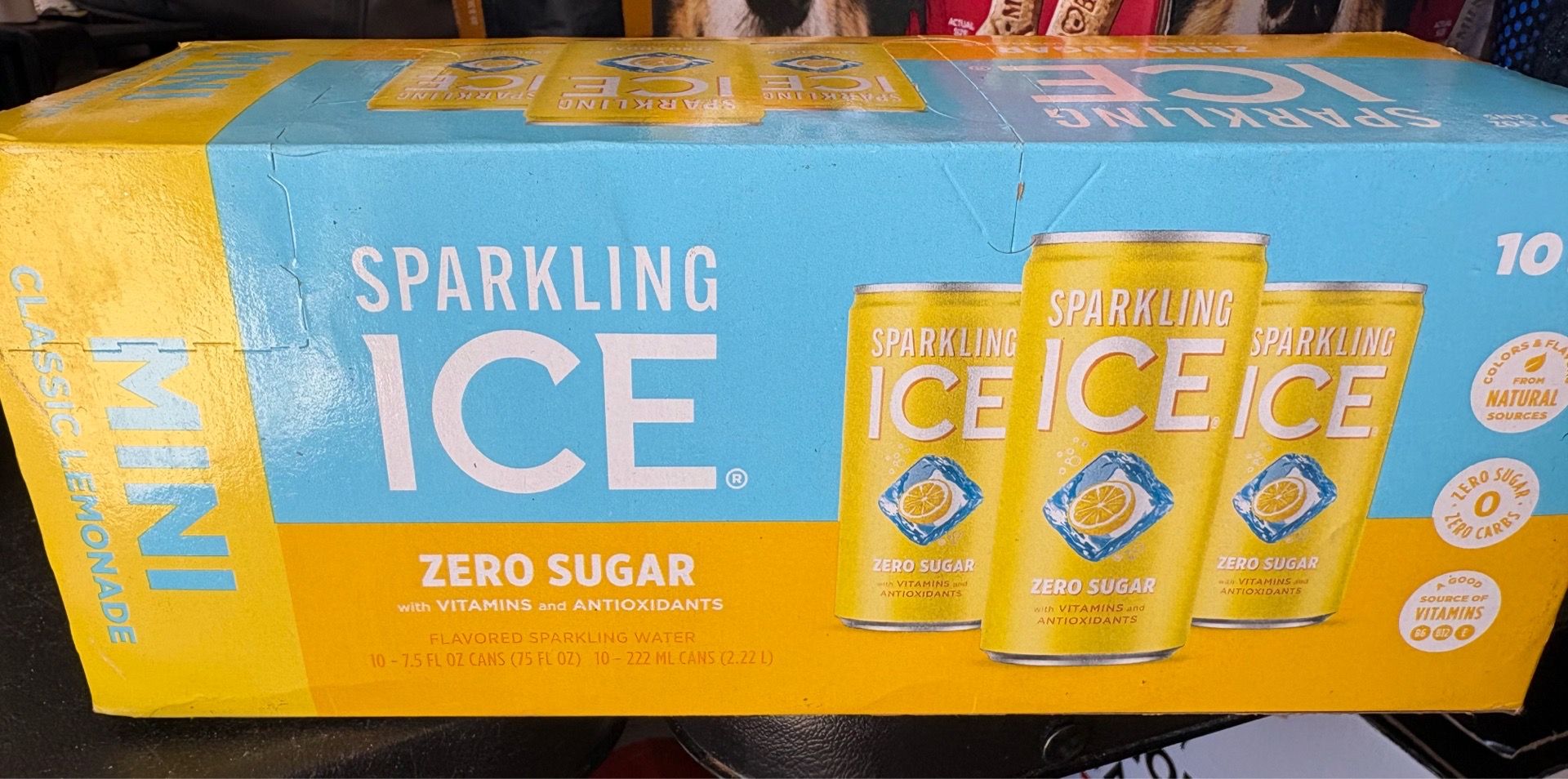 10 cans of sparkling lemonade zero sugar