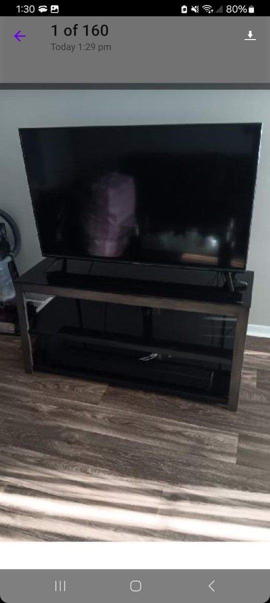 Glass TV Stand