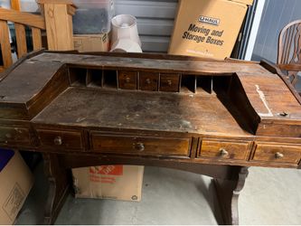 Desk and chair