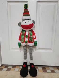 Vantage Christmas Sock Doll, 30"H