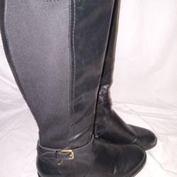 Black Riding Boots- Franco Sarto, Size 8