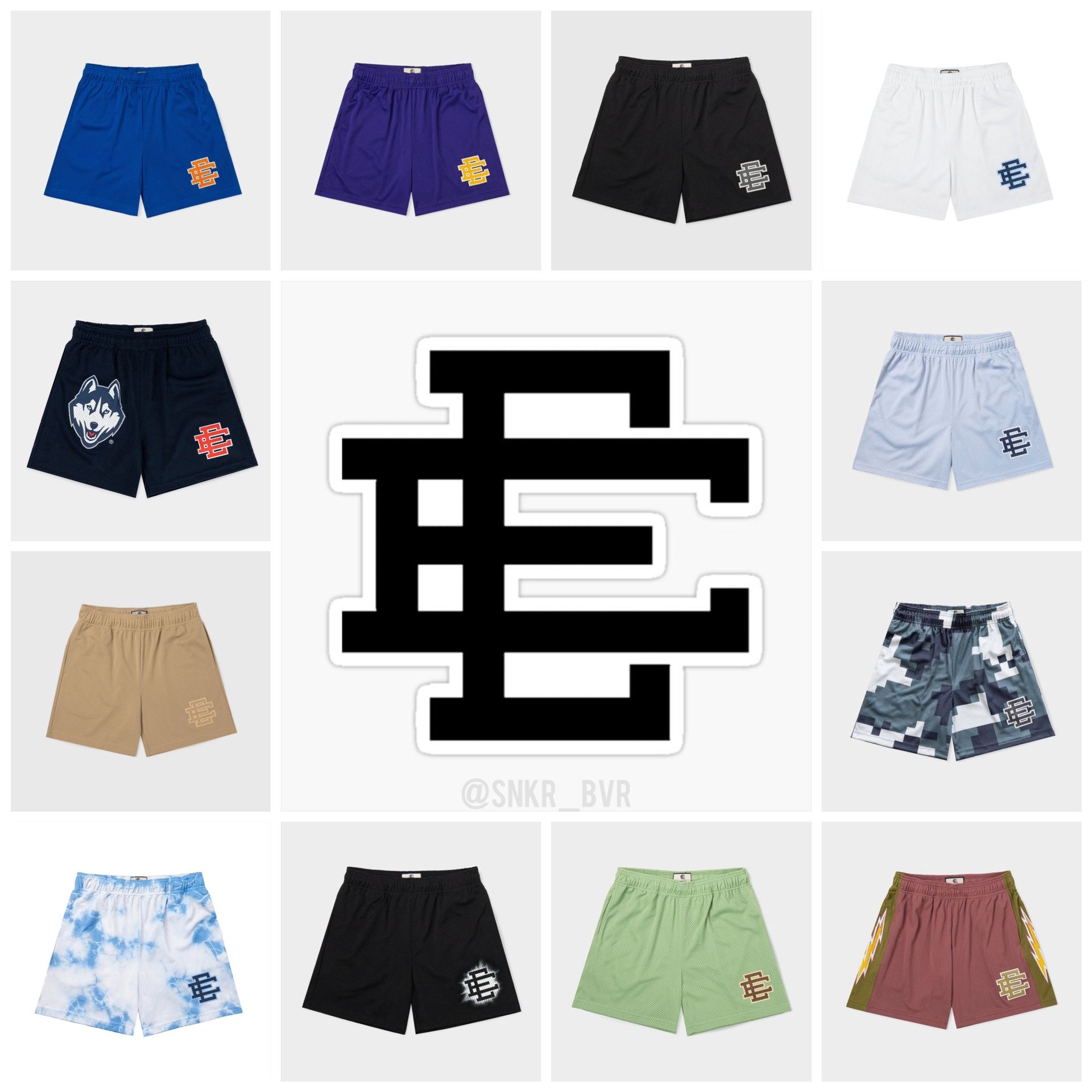 Eric Emanuel EE Shorts, Sizes S-XXL (DM For Sizes/Colors)