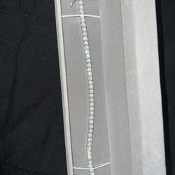 New 4mm VVS1 moissanite tennis bracelet size 7.5inch