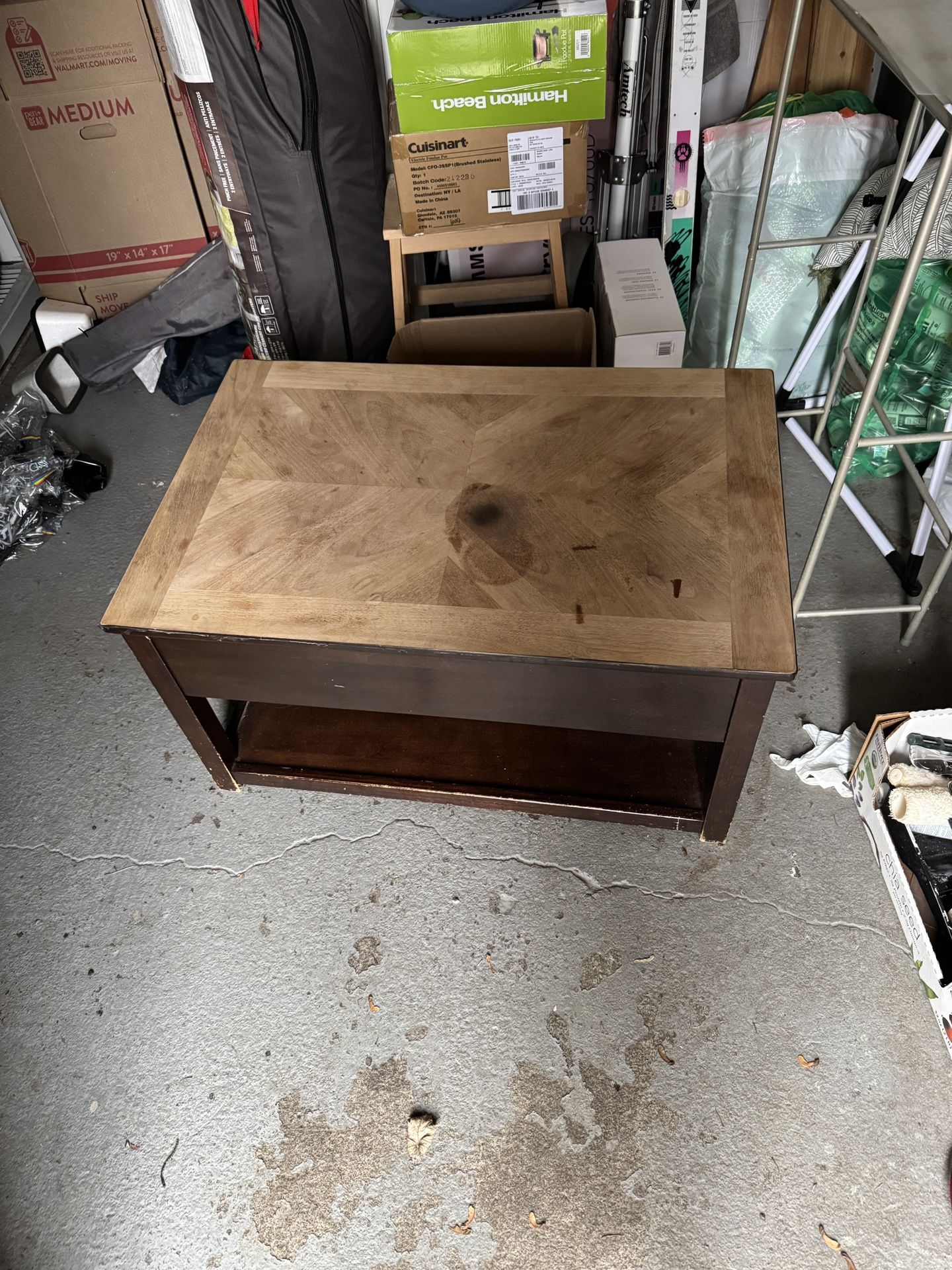 Raising Top Coffee Table