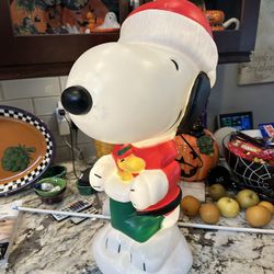 Christmas Blow Mold Snoopy 