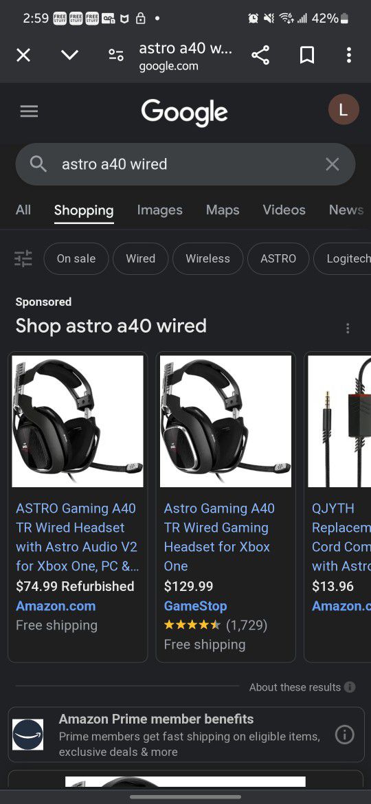 Astro A40 Gaming Headset