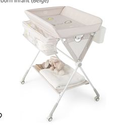 Changing Table, Foldable With Wipe Warmer