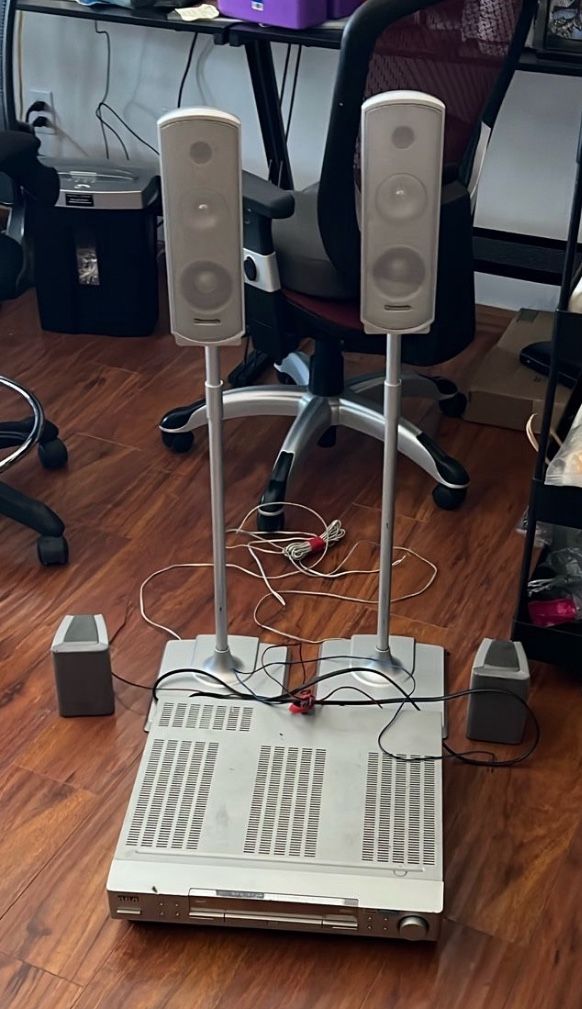 RCA Surround Sound Receiver & 5 Piece Speaker Set