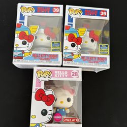 Hello kitty Funko Set Like New 