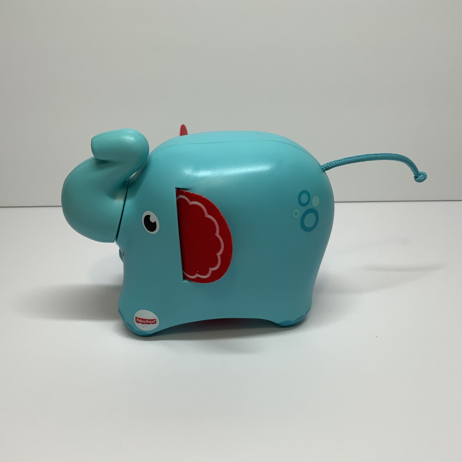Fisher Price Rattle & Roll Developmental Blue Elephant Roller Baby Toy Figure
