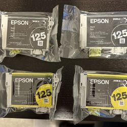 Epson Ink 125 Black And Yellow