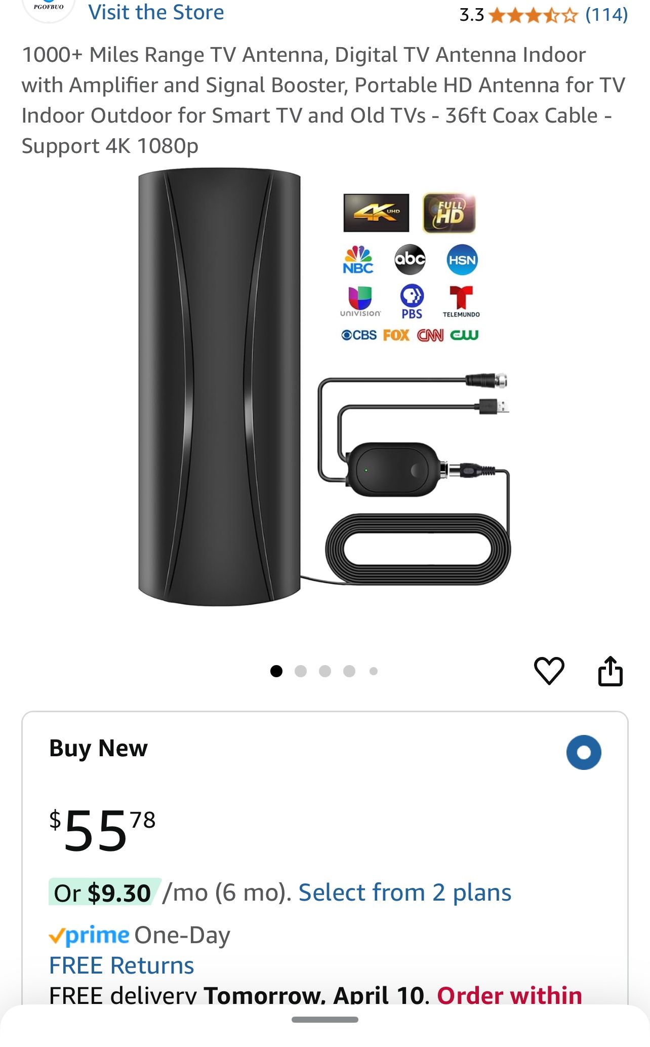 Digital HDTV antenna