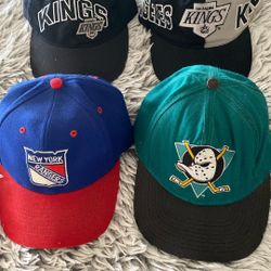 Vintage 90’s NHL  Hats