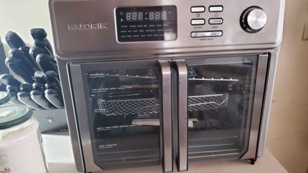 Large double door air fryer