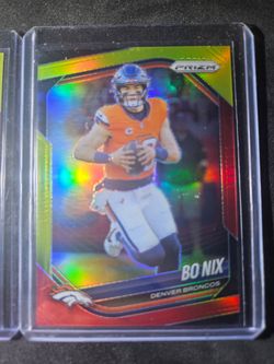 2025 prizm bo nix red and yellow /44